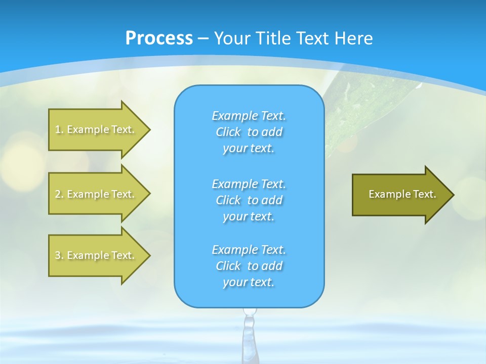 Water Drop PowerPoint Template