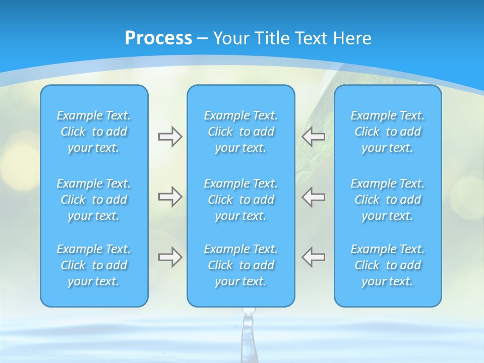 Water Drop PowerPoint Template