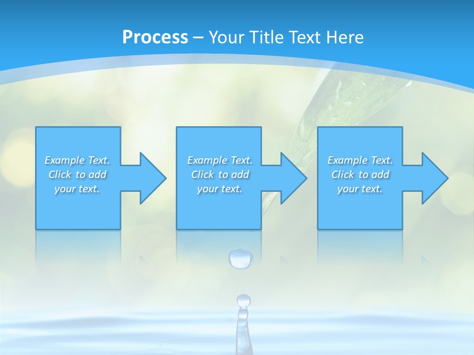 Water Drop PowerPoint Template