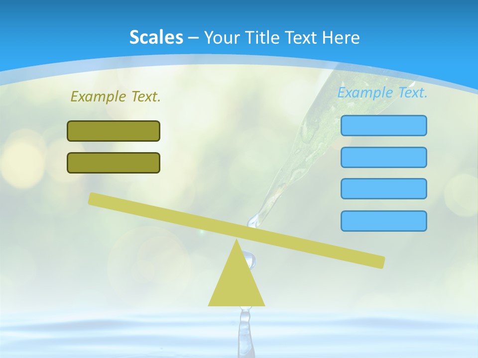 Water Drop PowerPoint Template