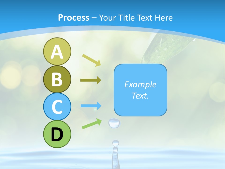 Water Drop PowerPoint Template