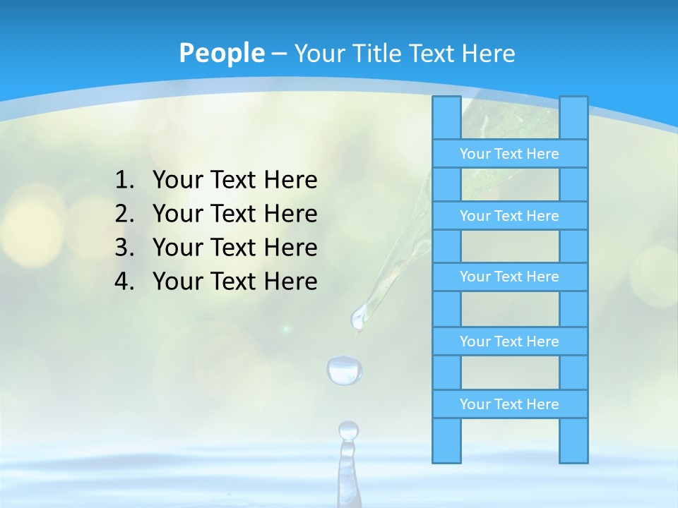 Water Drop PowerPoint Template