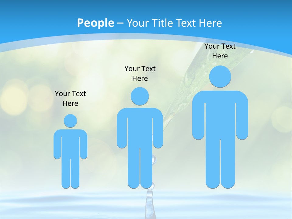 Water Drop PowerPoint Template