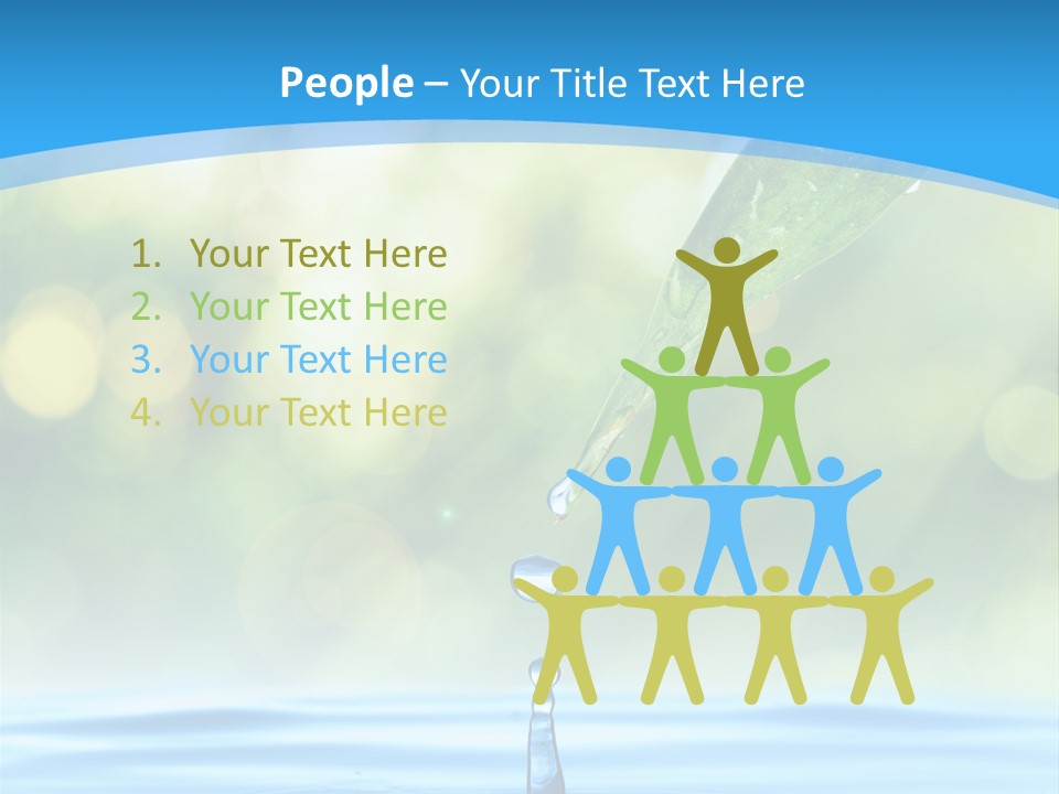 Water Drop PowerPoint Template