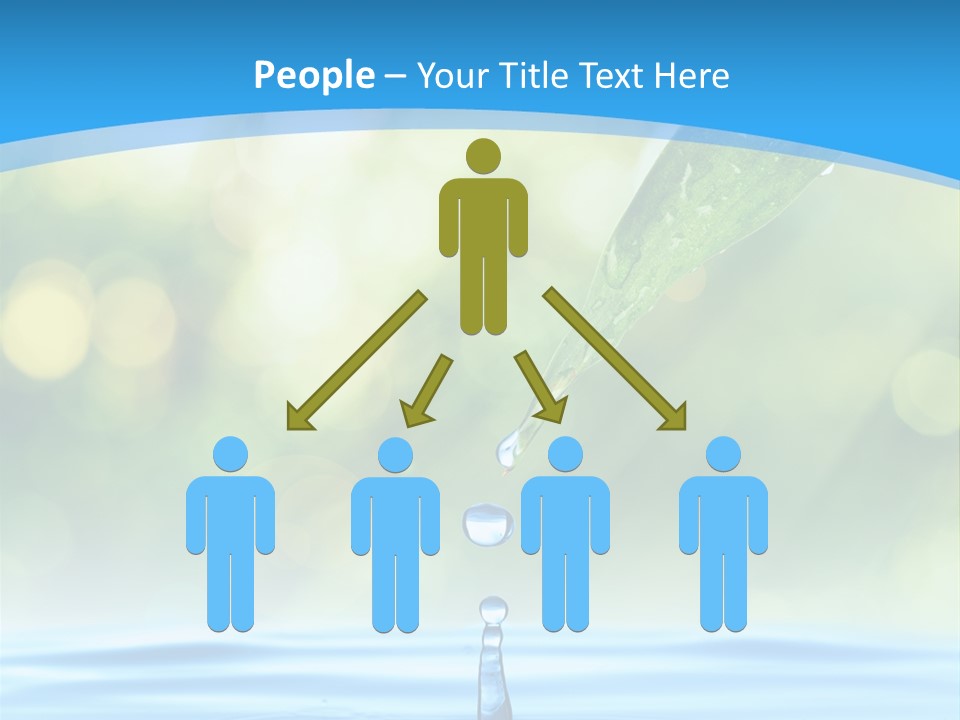 Water Drop PowerPoint Template