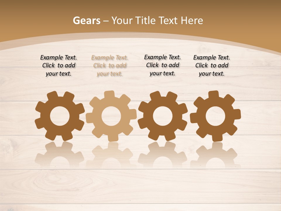 Wood Wall PowerPoint Template