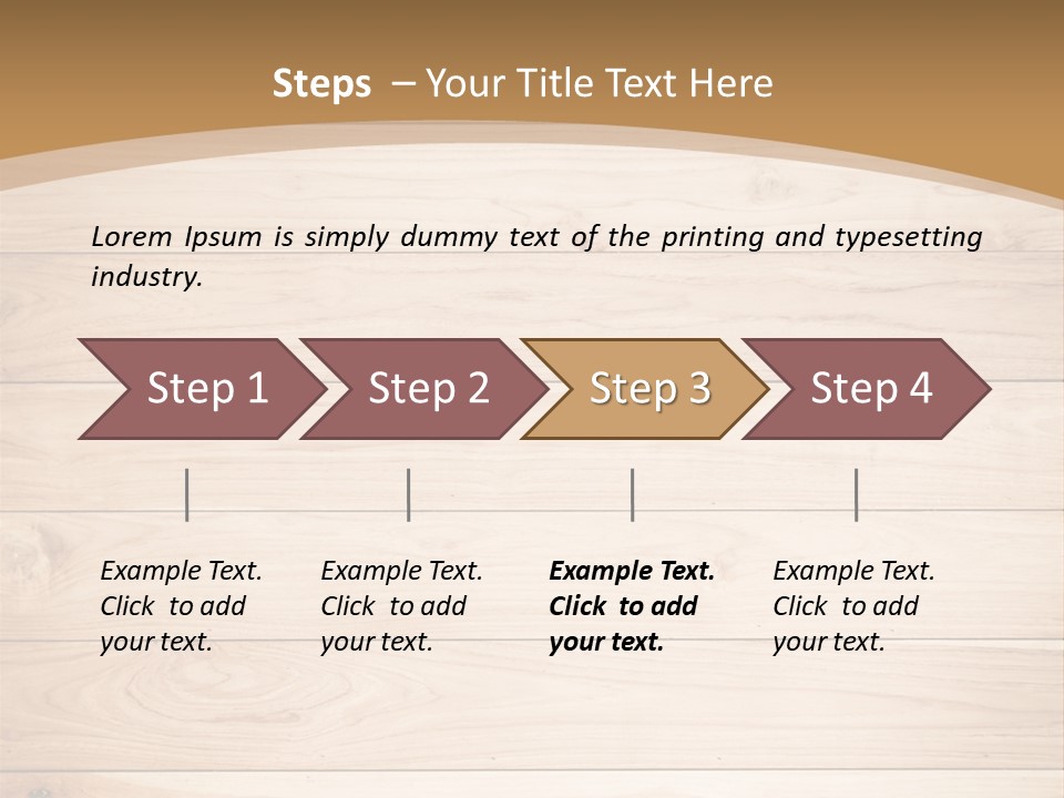 Wood Wall PowerPoint Template