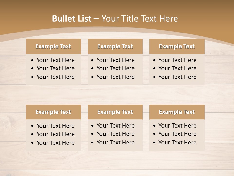 Wood Wall PowerPoint Template