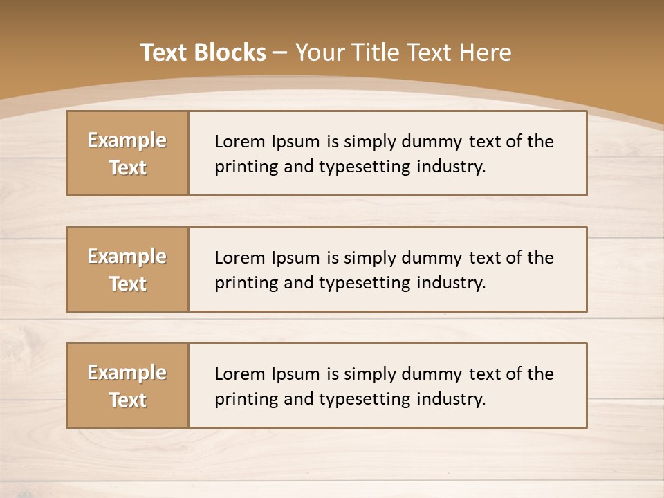 Wood Wall PowerPoint Template
