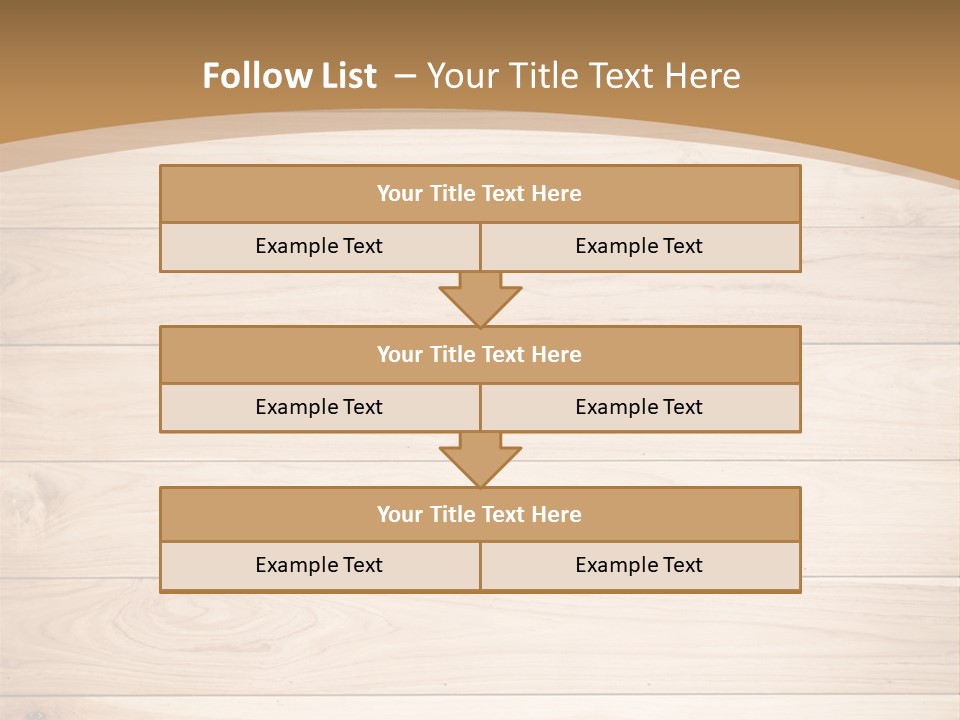 Wood Wall PowerPoint Template