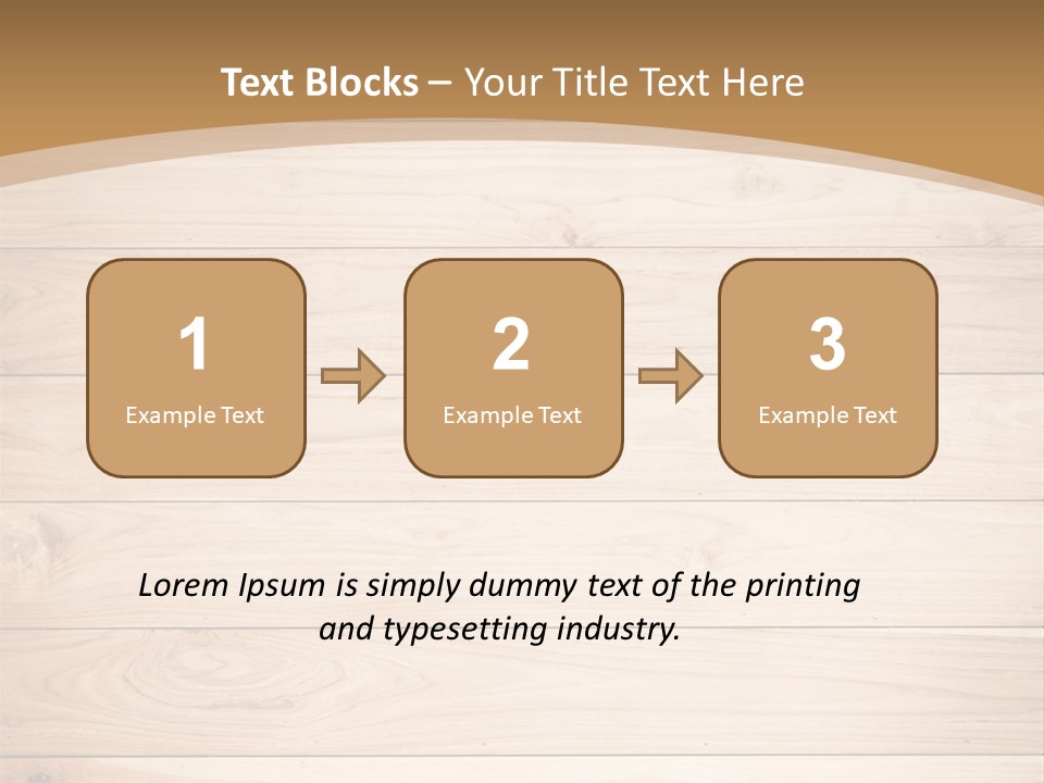 Wood Wall PowerPoint Template