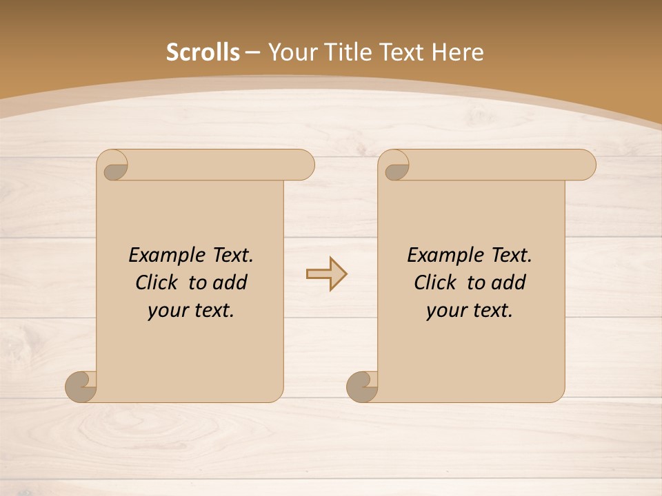 Wood Wall PowerPoint Template