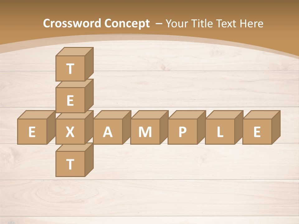 Wood Wall PowerPoint Template