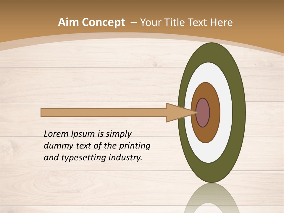 Wood Wall PowerPoint Template