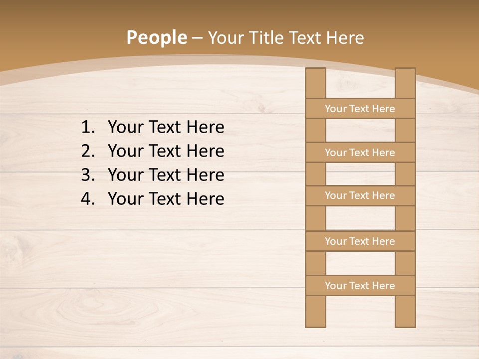 Wood Wall PowerPoint Template