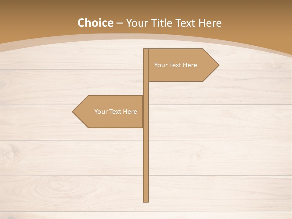 Wood Wall PowerPoint Template