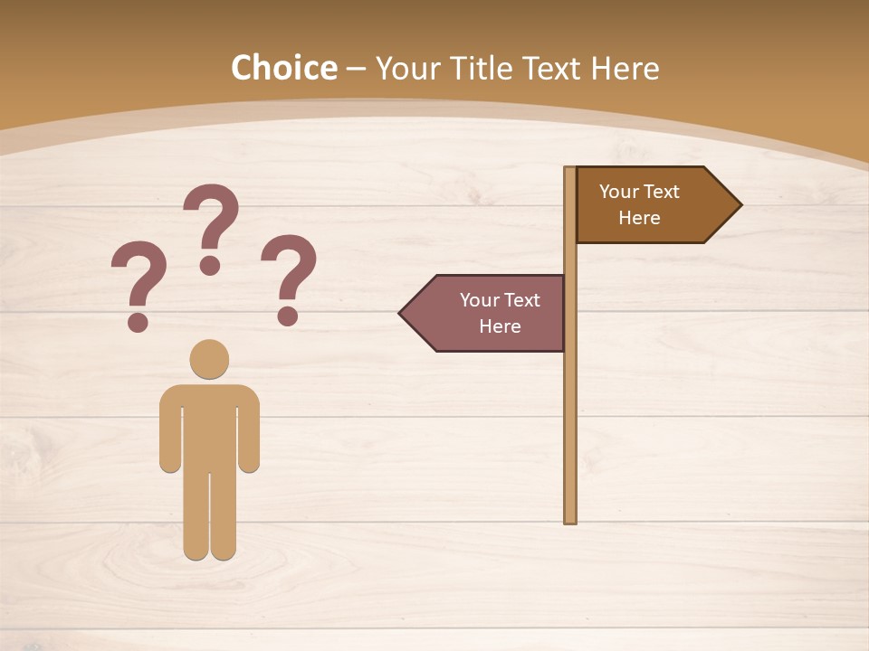 Wood Wall PowerPoint Template