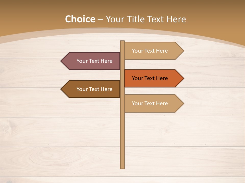 Wood Wall PowerPoint Template