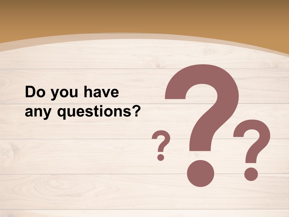 Wood Wall PowerPoint Template