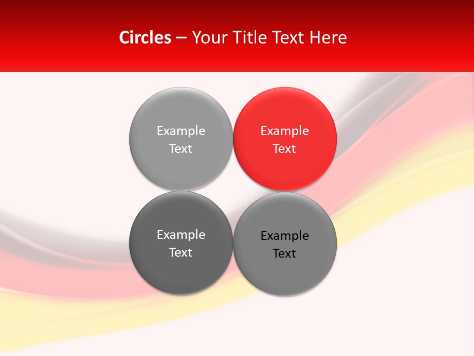 Colors Of The Flag Of Germany PowerPoint Template