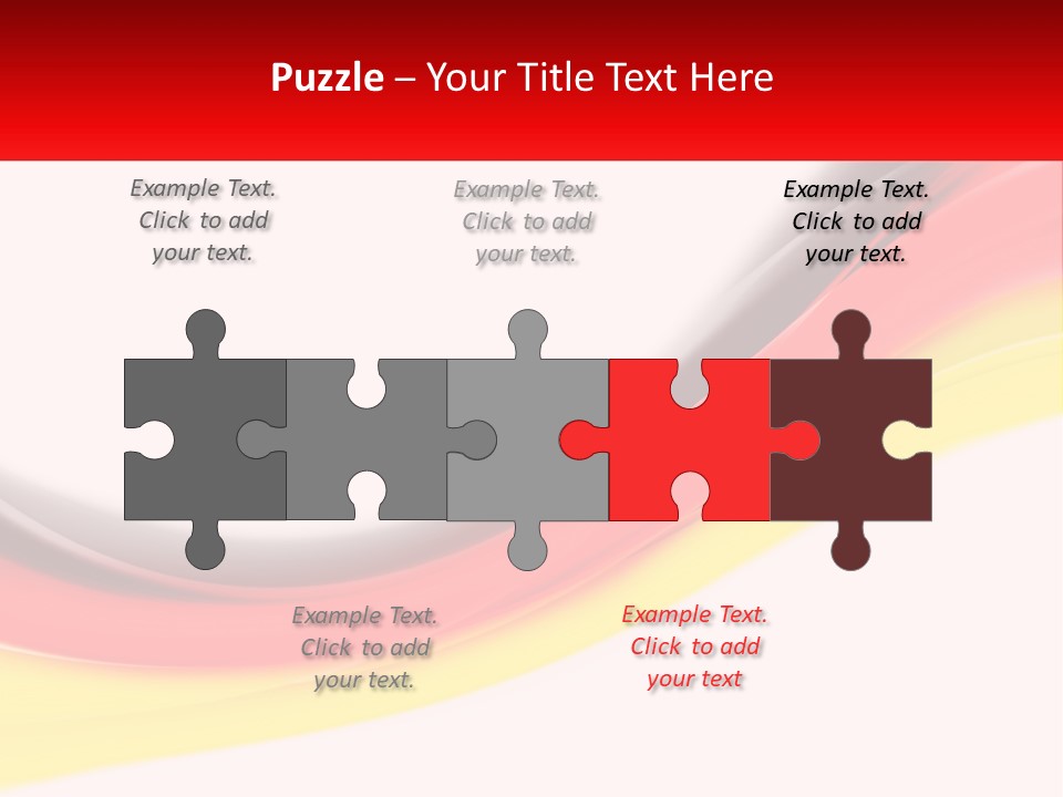 Colors Of The Flag Of Germany PowerPoint Template