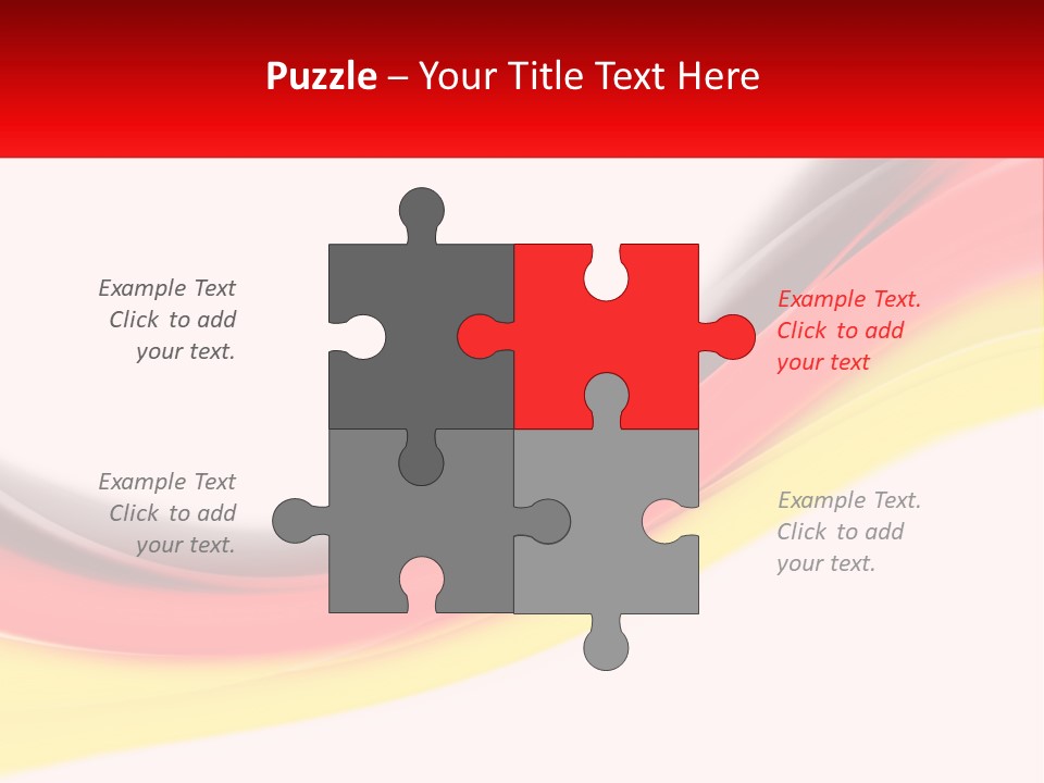 Colors Of The Flag Of Germany PowerPoint Template