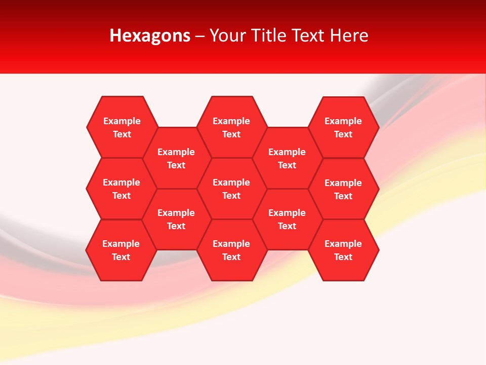 Colors Of The Flag Of Germany PowerPoint Template