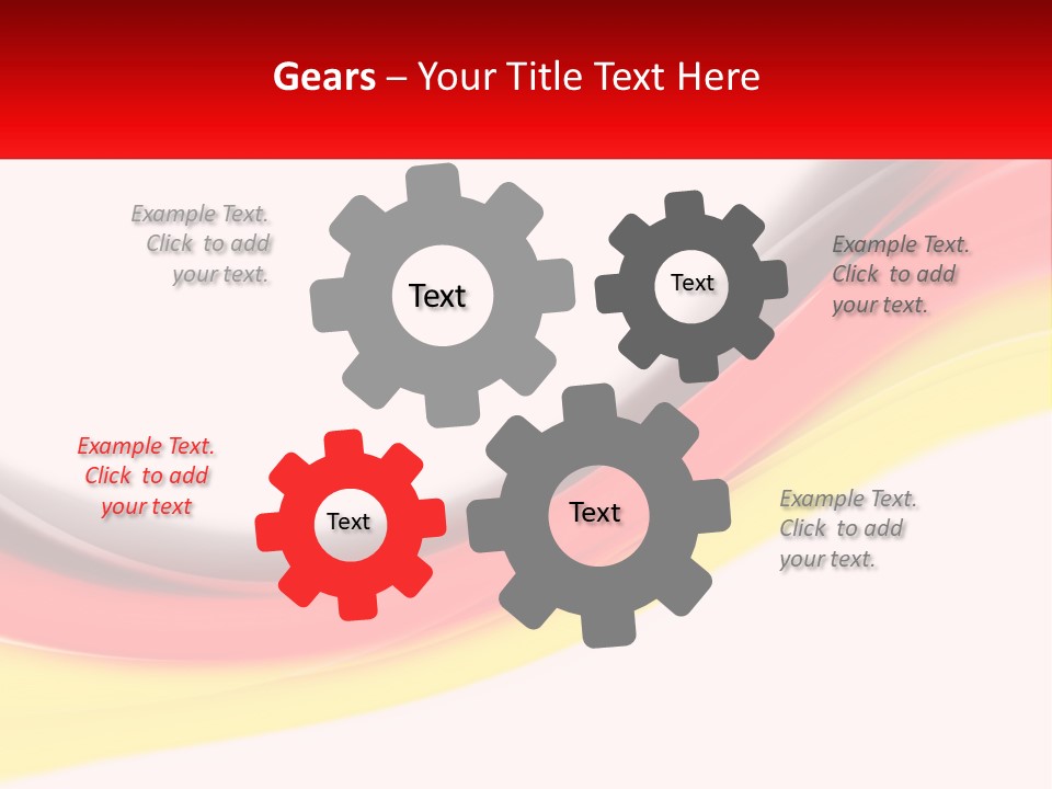 Colors Of The Flag Of Germany PowerPoint Template