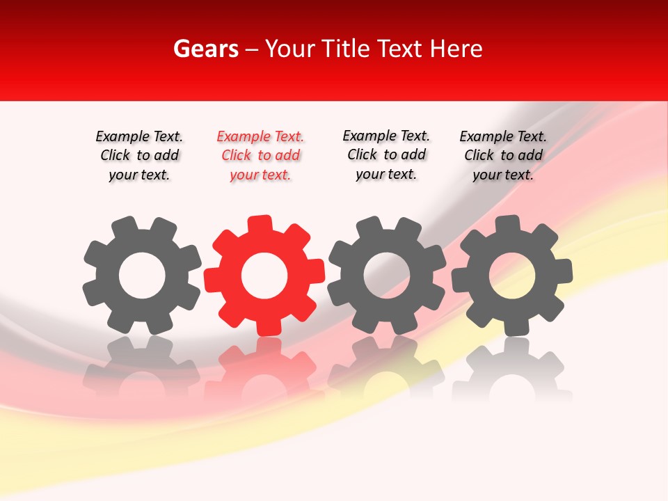 Colors Of The Flag Of Germany PowerPoint Template