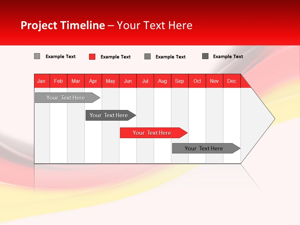 Colors Of The Flag Of Germany PowerPoint Template