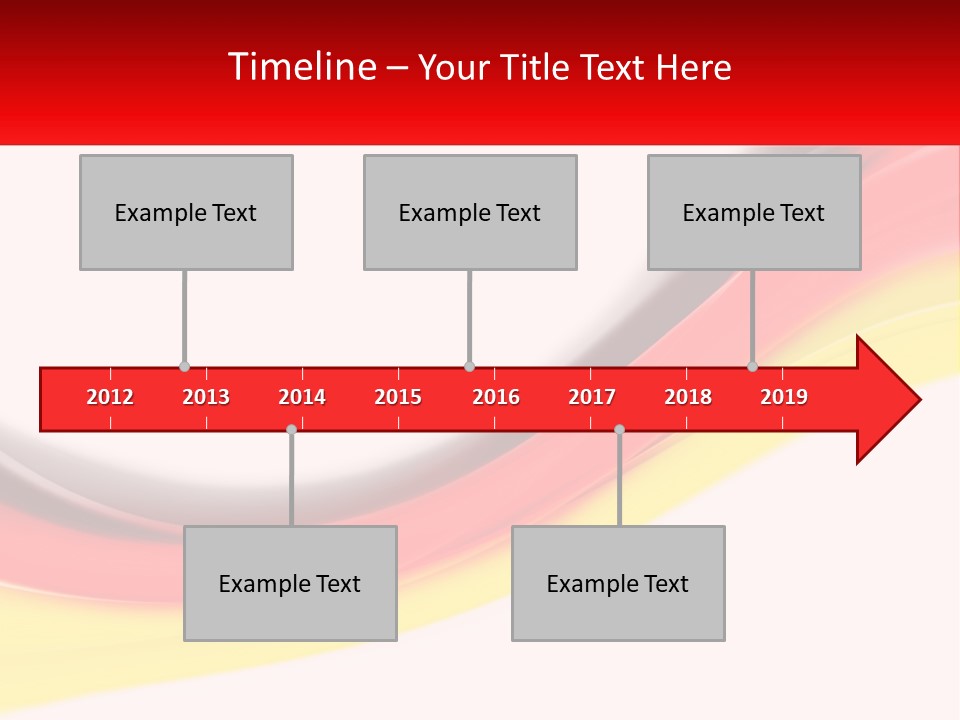 Colors Of The Flag Of Germany PowerPoint Template