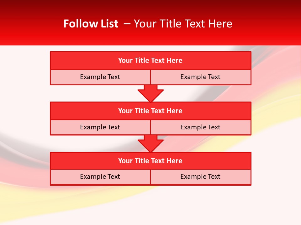 Colors Of The Flag Of Germany PowerPoint Template