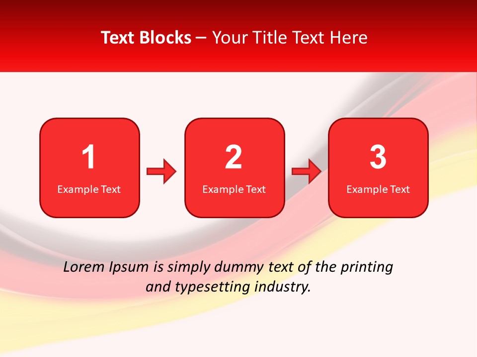 Colors Of The Flag Of Germany PowerPoint Template