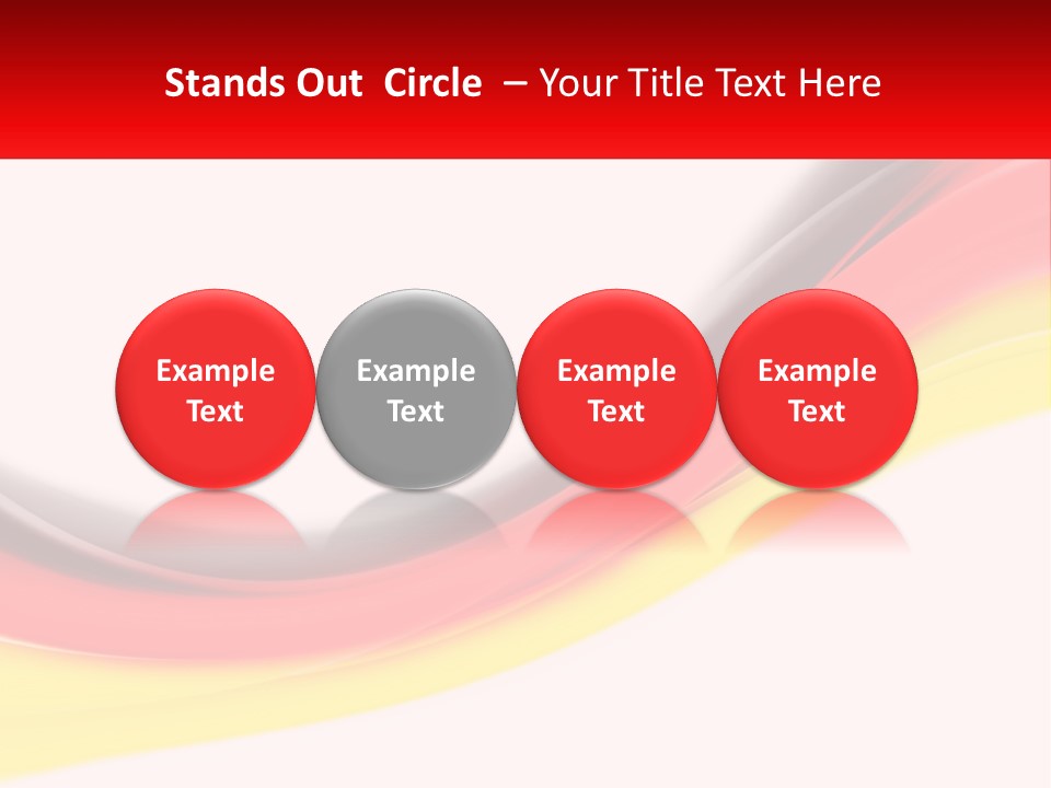Colors Of The Flag Of Germany PowerPoint Template
