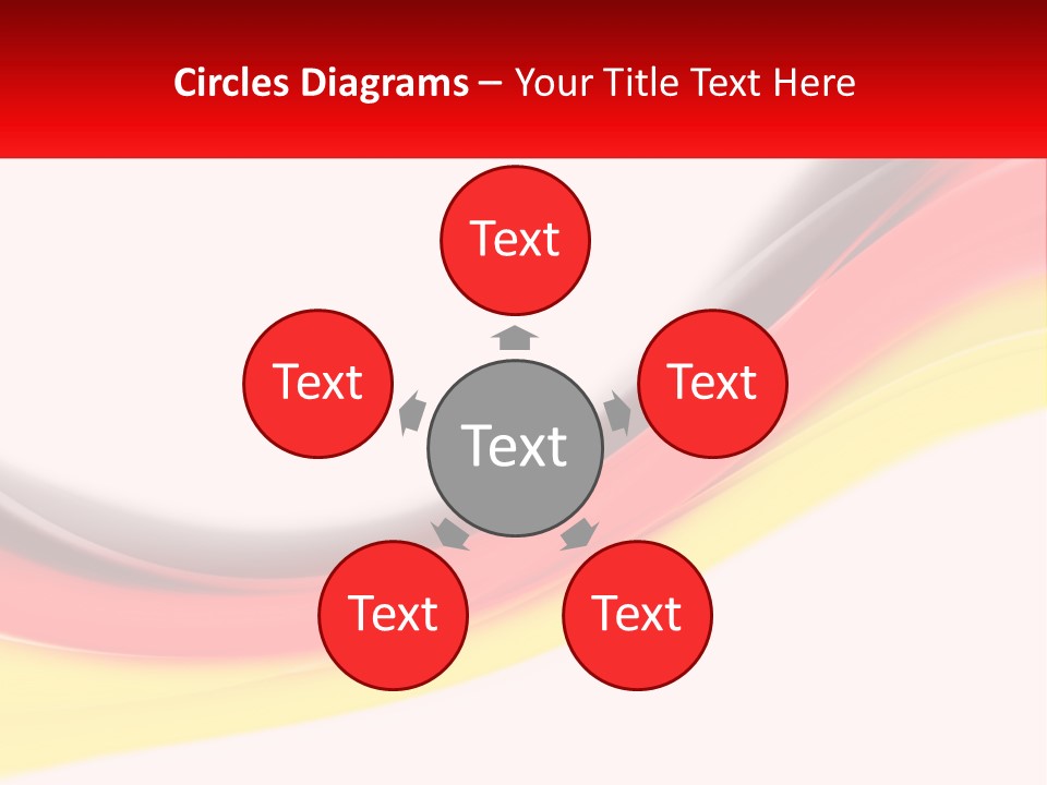 Colors Of The Flag Of Germany PowerPoint Template