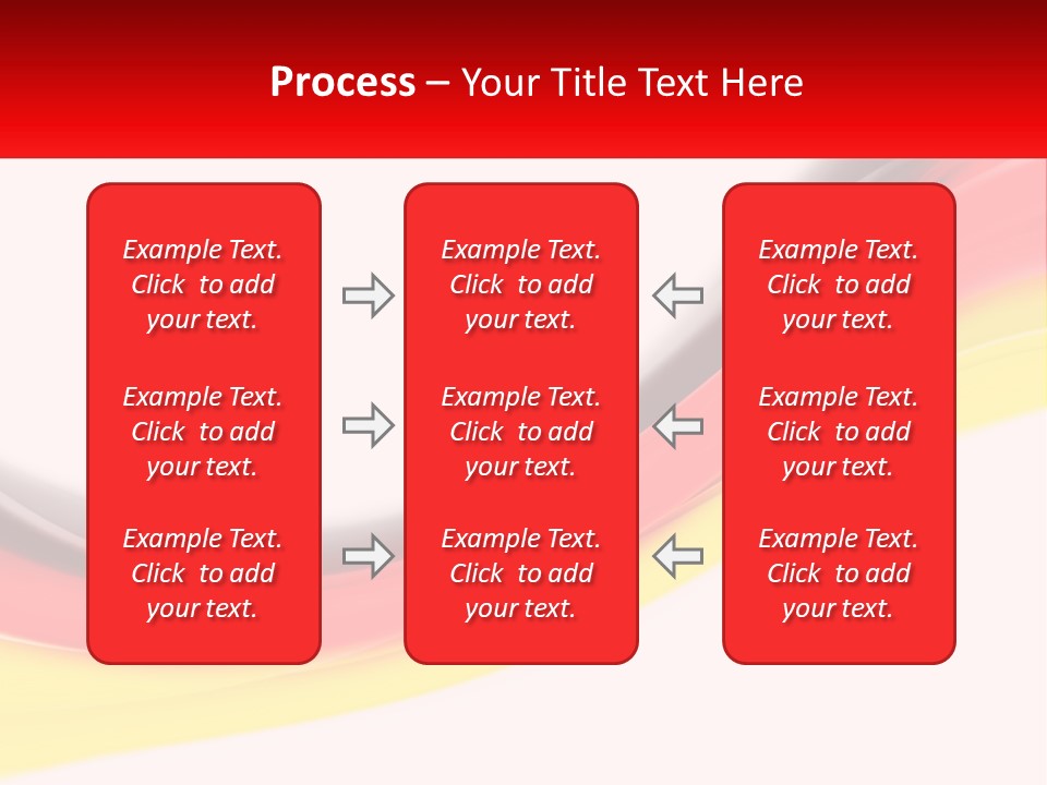 Colors Of The Flag Of Germany PowerPoint Template