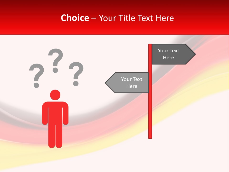 Colors Of The Flag Of Germany PowerPoint Template