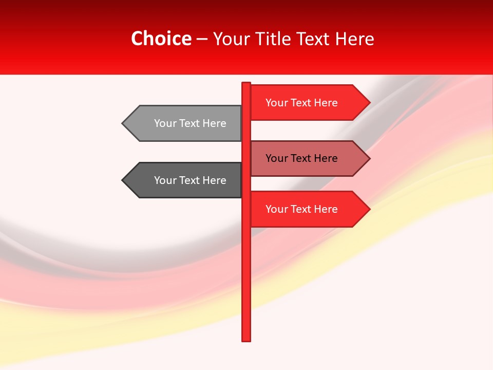 Colors Of The Flag Of Germany PowerPoint Template