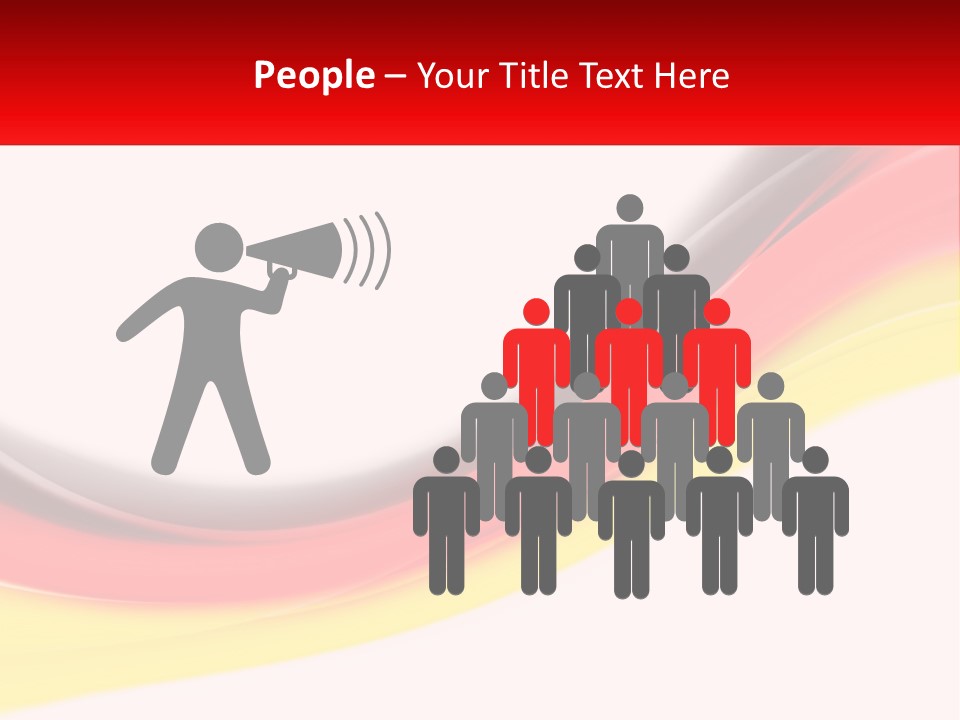 Colors Of The Flag Of Germany PowerPoint Template