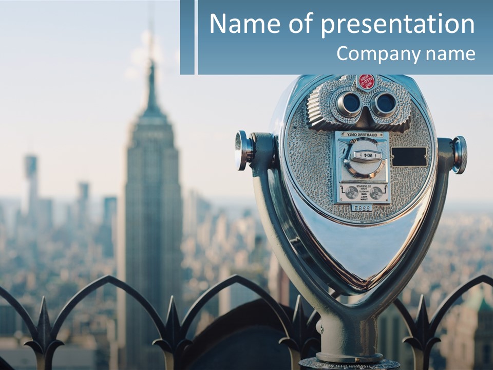 Observation Deck Ny PowerPoint Template