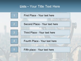 Observation Deck Ny PowerPoint Template