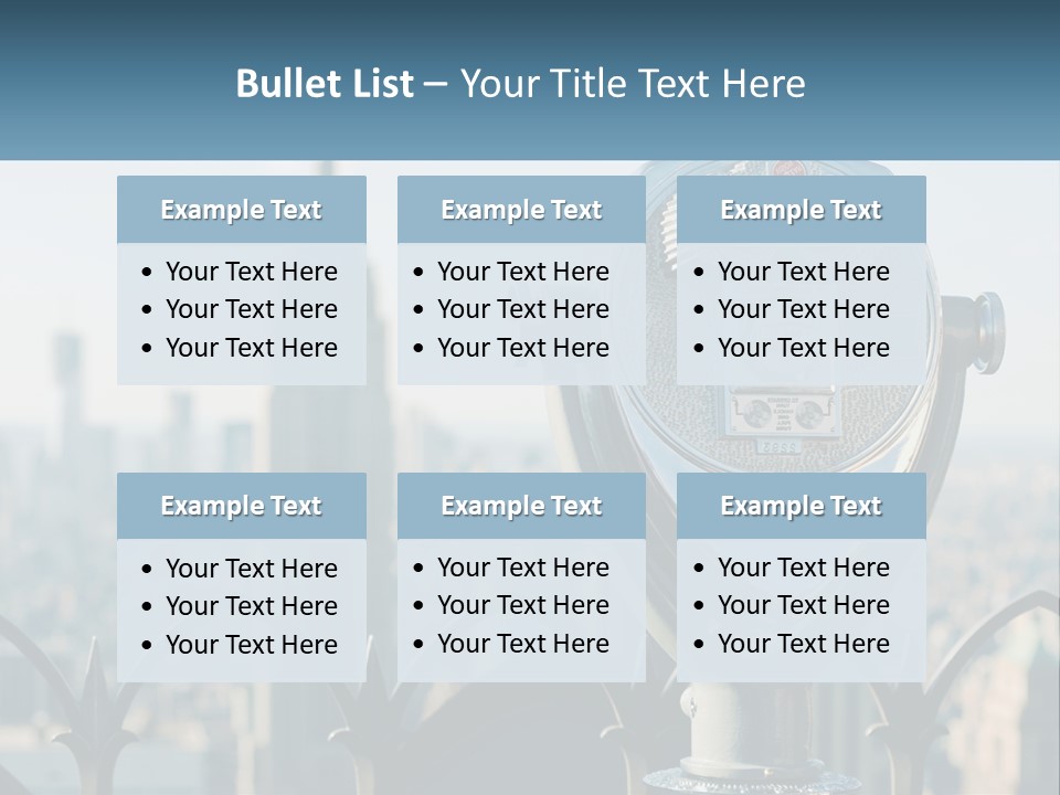 Observation Deck Ny PowerPoint Template