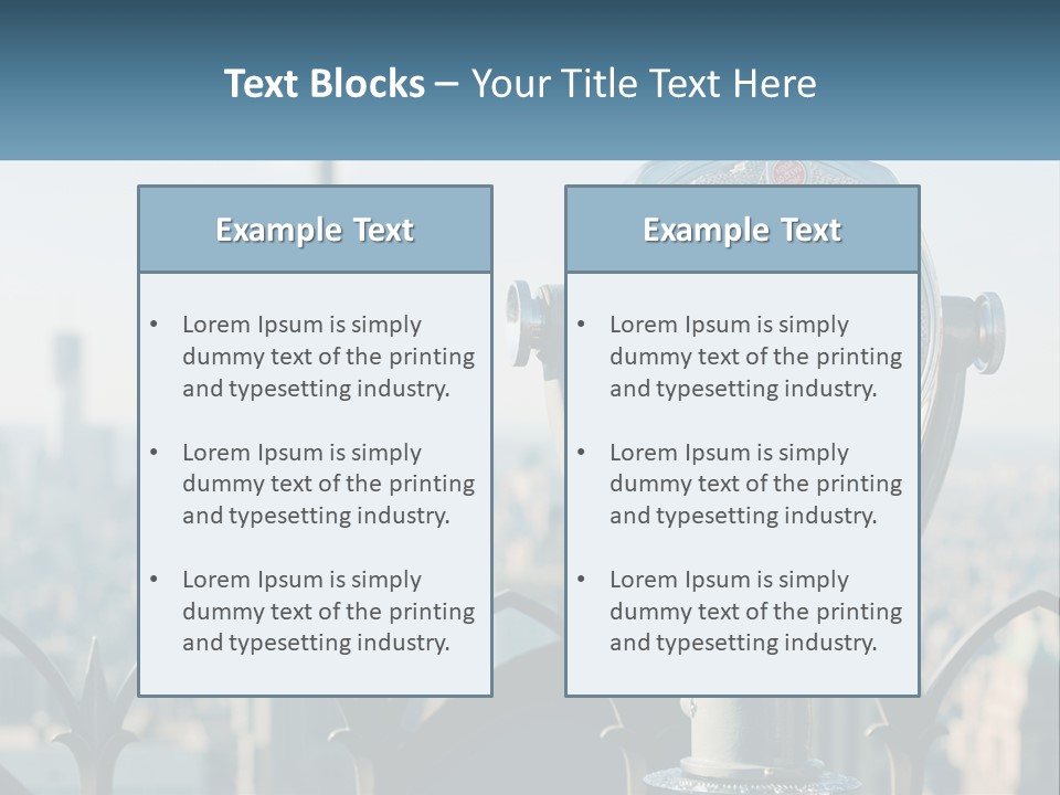 Observation Deck Ny PowerPoint Template