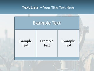 Observation Deck Ny PowerPoint Template
