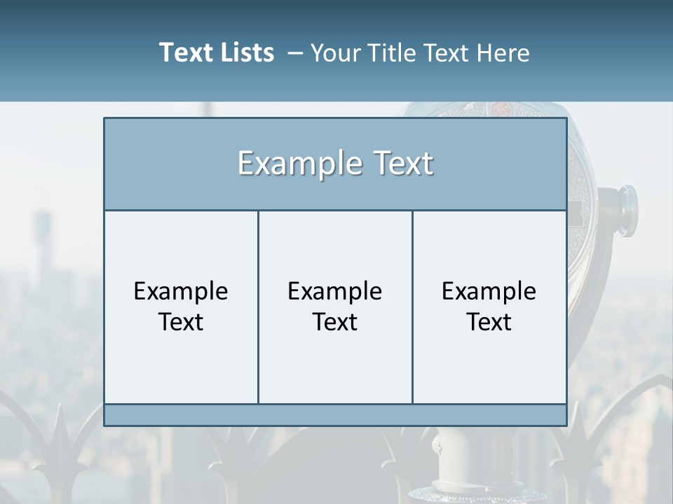Observation Deck Ny PowerPoint Template