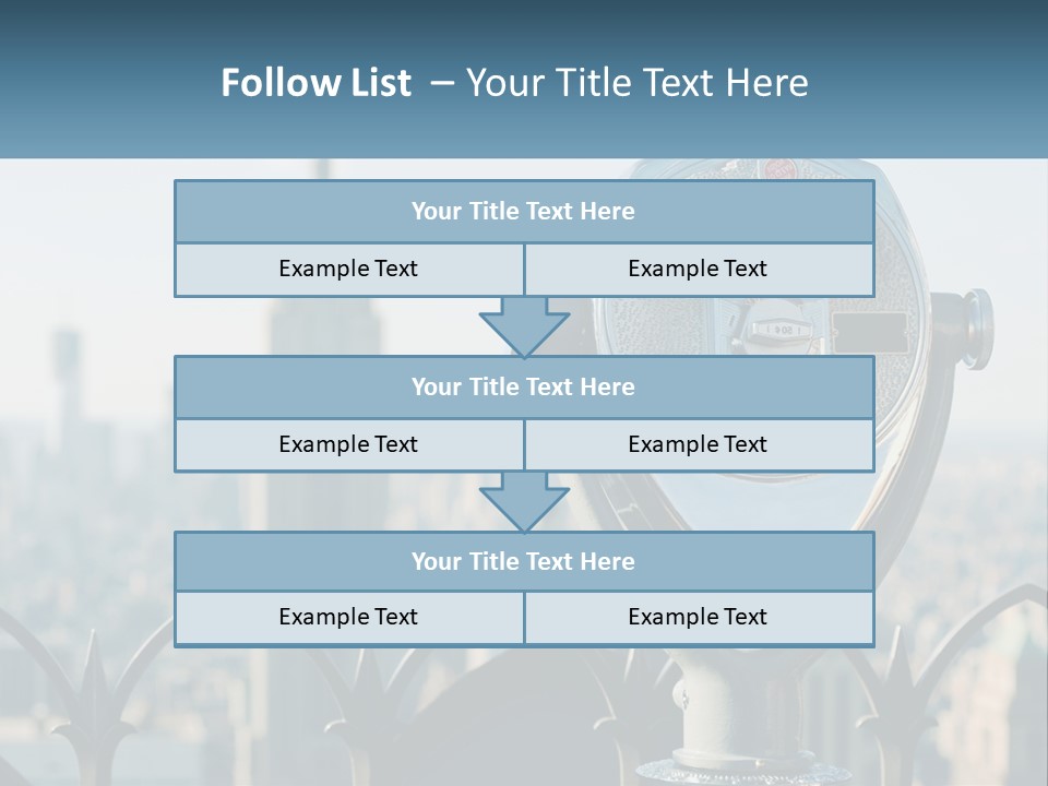 Observation Deck Ny PowerPoint Template