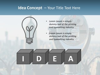 Observation Deck Ny PowerPoint Template