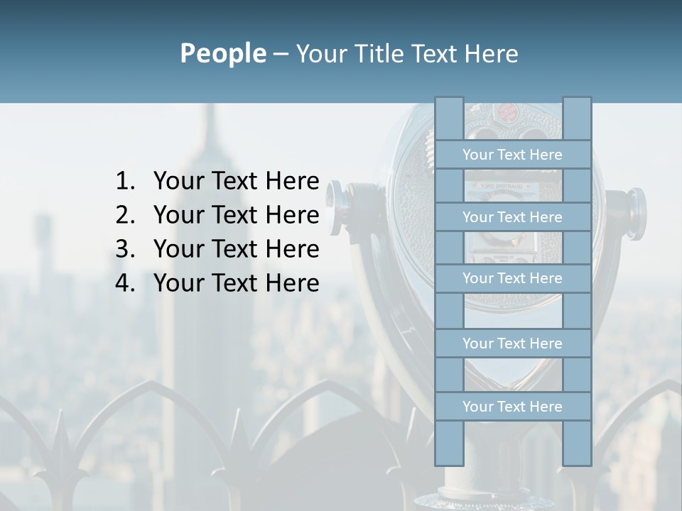 Observation Deck Ny PowerPoint Template