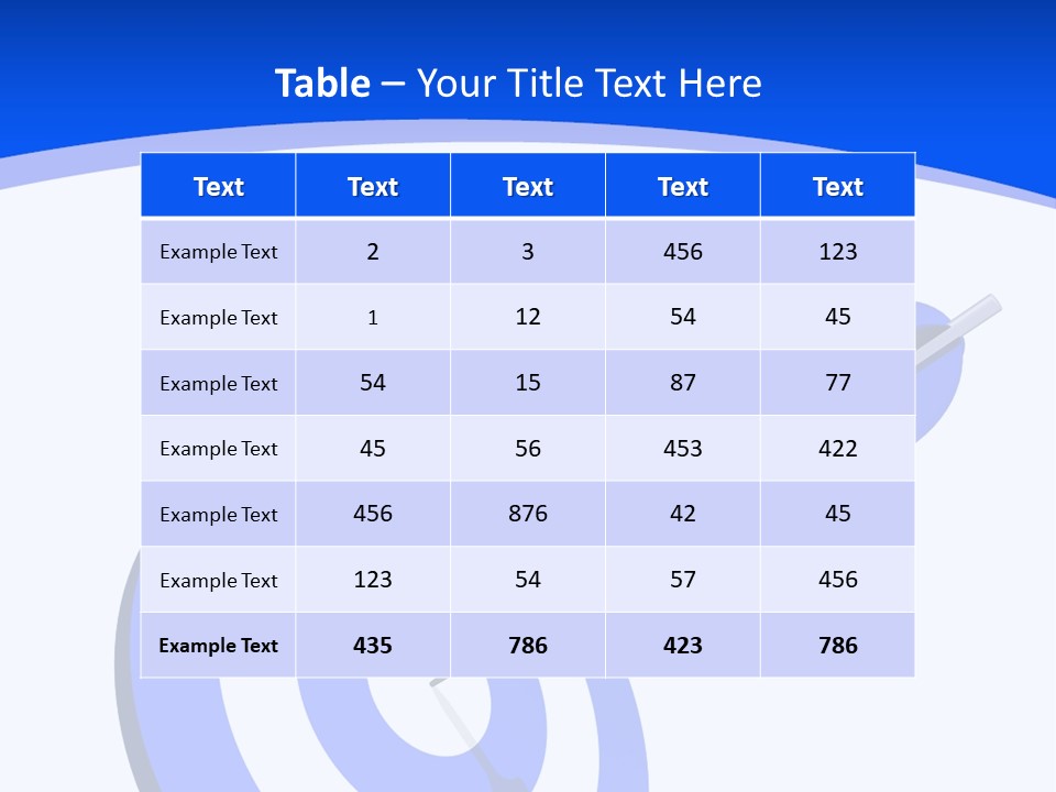 Exactly On Target PowerPoint Template