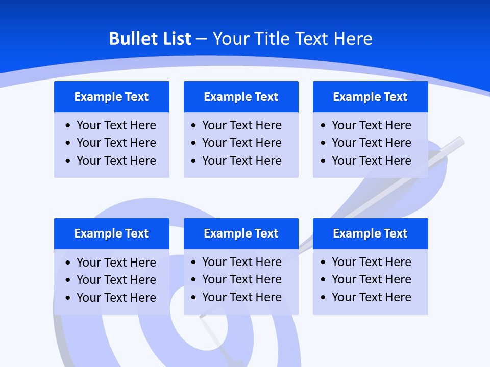 Exactly On Target PowerPoint Template